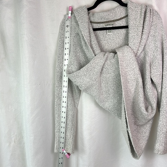 Orvis Gray Cowl Neck Sweater | Size Medium - Picture 10 of 15